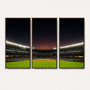 Yankee Stadium Night Game Triple Canvas, Yankee Stadium