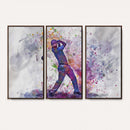 Watercolor Golf Swing Wall Art Canvas Print | Vibrant