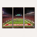 Wisconsin Badgers Football Team Print Canvas- Madison Camp
