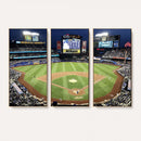 Citi Field Wall Art Print | 3-Panel New York Mets Baseball