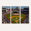 Yankee Stadium New York Wall Art Print | 3-Panel Canvas