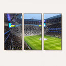 Tottenham Hotspur Stadium Canvas Print, Match Day Triple