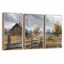 Rustic Autumn Farmhouse Wall Art Canvas Print – Serene