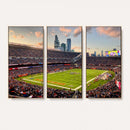 Chicago Bears Soldiers Field Wall Art Canvas Print – Framed