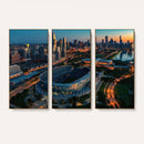 Chicago Bears Soldiers Field Wall Art Canvas Print – Framed