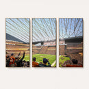 Cleveland Browns Stadium Wall Art Canvas Print – Framed NFL