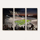 Penn State Stadium Wall Art – White Out Football Game Canvas
