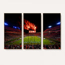 Jordan-Hare Football Stadium Wall Art Canvas Print, Football