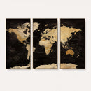 Extra Large World Map Canvas Print – Detailed Map Classic