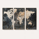 World Map Canvas Print – Detailed Map of the World Wall Art