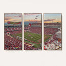 Donald W. Reynolds Razorback Stadium Wall Art Canvas Print –