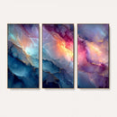 Colorful Abstract Canvas Wall Art Print, Vibrant Popup Color Art Print