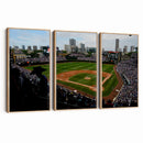 Chicago Cubs Baseball Team Print - Wrigley Field Stadium