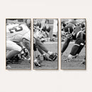 American Football Player Wall Art Canvas Print