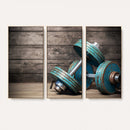 Dambell and Sport Wall Art Canvas Print