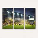 Columbus Crew Stadium Match Triple Canvas Wall Art - Dynamic
