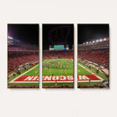 Wisconsin Badgers Football Team Print Canvas- Madison Camp