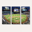 Citi Field Wall Art Print | 3-Panel New York Mets Baseball
