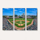 Wrigley Field Baseball Stadium Canvas Wall Art – Packed