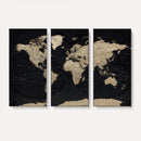 World Map Wall Art Print – Detailed Map of the World Wall