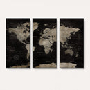 Detailed World Map Wall Art Print - Large Framed World Map
