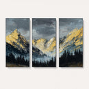 Abstract Mountain Wall Art Canvas Print Modern Landscape Painting Print