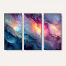 Colorful Abstract Canvas Wall Art Print, Vibrant Popup Color Art Print