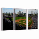 Chicago Cubs Baseball Team Print - Wrigley Field Stadium