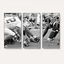 American Football Player Wall Art Canvas Print