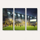 Columbus Crew Stadium Match Triple Canvas Wall Art - Dynamic