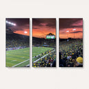 Eugene Autzen Stadium Canvas Wall Art Print – Sunset Over