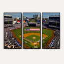 Yankee Stadium New York Wall Art Print | 3-Panel Canvas