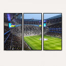 Tottenham Hotspur Stadium Canvas Print, Match Day Triple