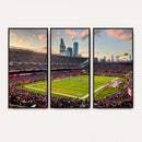 Chicago Bears Soldiers Field Wall Art Canvas Print – Framed