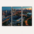 Chicago Bears Soldiers Field Wall Art Canvas Print – Framed