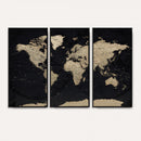 World Map Wall Art Print – Detailed Map of the World Wall
