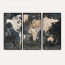 World Map Canvas Print – Detailed Map of the World Wall Art