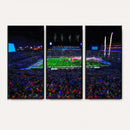 Ole Miss Rebels Vaught Hemingway Stadium Wall Art Canvas
