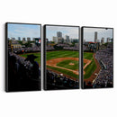 Chicago Cubs Baseball Team Print - Wrigley Field Stadium