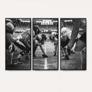American Football Wall Art Canvas Print Framed Stadium Sport