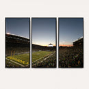 Oregon Ducks Football Team Print - Eugene Autzen Stadium