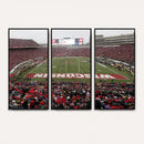Wisconsin Badgers Team Print Canvas - Madison Camp Randall