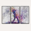 Watercolor Golf Swing Wall Art Canvas Print | Vibrant