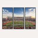 Framed Houston Cougars Football Team Print - Houston TDECU