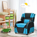 Kids Youth PU Leather Gaming Sofa Recliner with Headrest and Footrest by LJGDeals