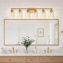 6-Light Brushed Bathroom Lighting