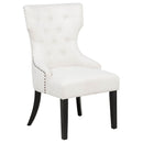 Baney Fabric Upholstered Dining Side Chair Cream and Black