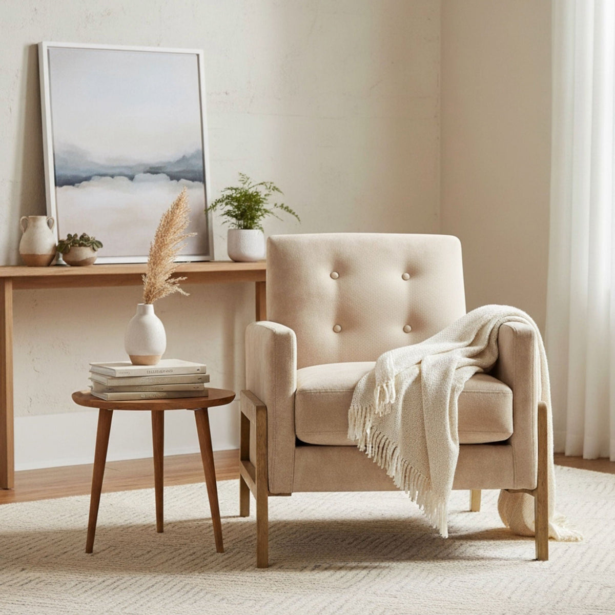 Matson - Tufted Back Accent Chair, photo 14 of 36
