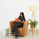Callan - Swivel Chair - Tan by HouseOfZazla