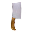 Foam Rubber Lightwood Handle Medium Butcher's Cleaver Prop